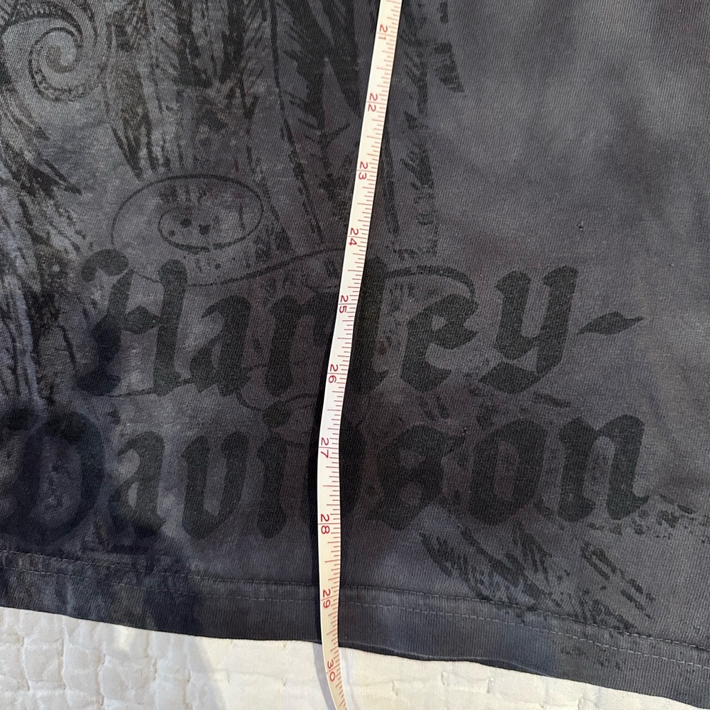 Harley-Davidson Black Short Sleeve Tee with Vintage Graphic - Picture 6 of 8